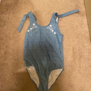 Light blue striped swimsuit (girls)